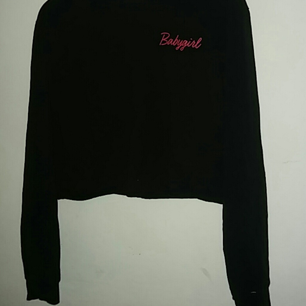 Long sleeve crop top
